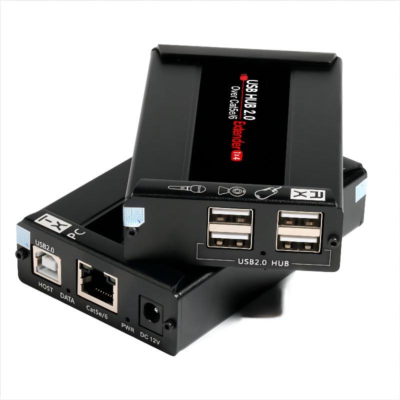 U2EX60 PoC 4 port USB2.0 K/M Extender